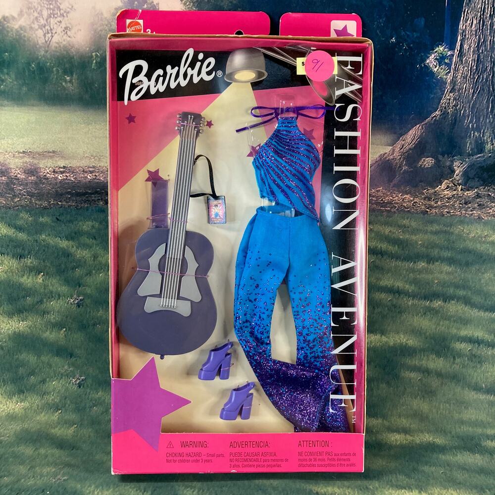 Y2K Mattel Barbie Fashion Avenue Rock Star Band Musician OF #56650 (2002) NRFB